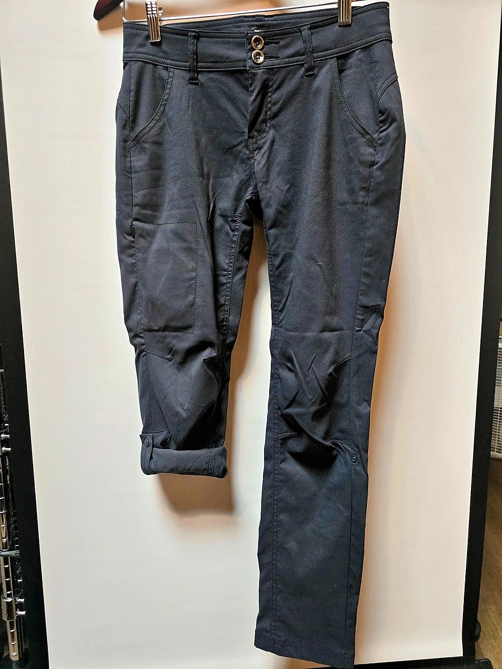 prAna Halle Straight Pant Straight Leg Pants in Stormy Night Size 0/0